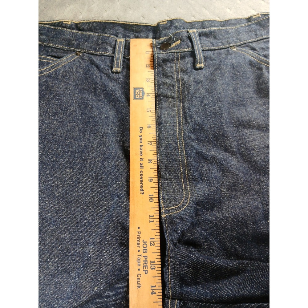 ✨️Vintage Dickies Denim Carpenter Shorts Men's Size 42 Dark Wash Baggy Skater✨️ - Picture 2 of 7